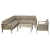 Cape Coral 5pc Aluminum Sofa Set With Cushions - Khaki - Christopher Knight Home -Crosley Shop GUEST 24f73dd5 8972 4303 9b60 3b594f01f38e
