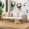 Saracina Home Modern Boho Eucalyptus Outdoor Spindle Sofa With Cushions 1 Saracina Home Modern Boho Eucalyptus Outdoor Spindle Sofa With Cushions -Crosley Shop GUEST 25891c08 5c62 4163 817a ce369b6dab3f