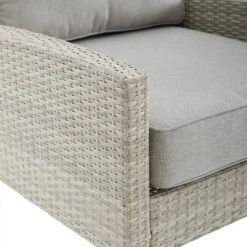 Capella Outdoor Wicker 4 Pc Sofa With Two Chairs And Coffee Table Set Gray/Acorn - Crosley 27 Capella Outdoor Wicker 4 Pc Sofa With Two Chairs And Coffee Table Set Gray/Acorn - Crosley -Crosley Shop GUEST 258aad3e 7966 49b2 9095 7b30ac7e1106 3