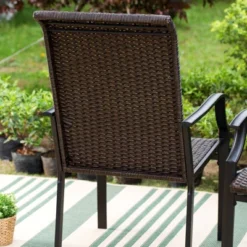 3pc Patio Conversation Set With Wicker Rattan Chairs & Round Coffee Table - Captiva Designs 15 3pc Patio Conversation Set With Wicker Rattan Chairs & Round Coffee Table - Captiva Designs -Crosley Shop GUEST 260ac436 97e7 4f41 9ca1 a153d30a0ba6