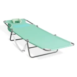 Ostrich Chaise Lounge Folding Sunbathing Poolside Beach Chair With Deluxe Padded 3N1 Outdoor Adjustable Reclining Beach Chair, Teal -Crosley Shop GUEST 2697100b 4520 4531 9c66 0eee6bd2bcfc