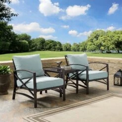 3pc Kaplan Outdoor Seating Set With 2 Chairs & Side Table - Mist - Crosley 10 3pc Kaplan Outdoor Seating Set With 2 Chairs & Side Table - Mist - Crosley -Crosley Shop GUEST 26ccac16 c4e4 433c aca9 3d6f6da6b599