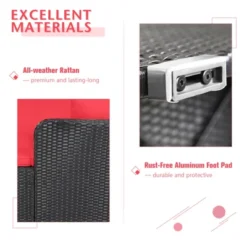 Tangkula Patio Rattan Daybed With 4 Pillows Cushioned Sofa For Outdoor 21 Tangkula Patio Rattan Daybed With 4 Pillows Cushioned Sofa For Outdoor -Crosley Shop GUEST 2804119a 38b1 4cbc 97bc c197ee1a4546