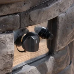 Maison 5pc Acacia Wood And Light Weight Concrete Adirondack Chair And Fire Pit Set - Gray - Christopher Knight Home -Crosley Shop GUEST 2b2469c9 6887 4bd7 b57f 84c3dacc8a6c