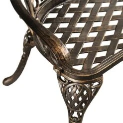 Ornate Traditional Aluminum Patio Bench - Bronze - Oakland Living 7 Ornate Traditional Aluminum Patio Bench - Bronze - Oakland Living -Crosley Shop GUEST 2b5b1db7 92d5 4001 b7fb 43000fb6ae75