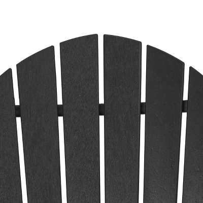 5pk Plastic Resin Adirondack Chair With Side Table & Ottoman - EDYO LIVING 14 5pk Plastic Resin Adirondack Chair With Side Table & Ottoman - EDYO LIVING - Image 12