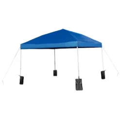 Flash Furniture 10'x10' Pop Up Event Canopy Tent With Wheeled Case And Folding Bench Set - Portable Tailgate, Camping, Event Set -Crosley Shop GUEST 313fecbd 1da1 41c3 b3a1 c69c3422f8a6