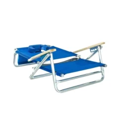 Ostrich SBSC-1016B Lightweight South Adult Beach Outdoor Lake Sand Lounging Chair, Blue And White Stripes -Crosley Shop GUEST 31d52462 7691 408b b1cd ac0c328fb19b