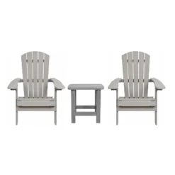 Emma And Oliver Set Of 2 Indoor/Outdoor Folding Adirondack Chairs With Side Table 31 Emma And Oliver Set Of 2 Indoor/Outdoor Folding Adirondack Chairs With Side Table -Crosley Shop GUEST 31fe0e17 41d5 41a3 aee7 8f84df5966d2