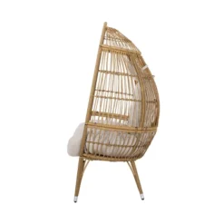 Serina Outdoor Wicker Teardrop Chair With Cushion - Beige/Light Brown - Christopher Knight Home 12 Serina Outdoor Wicker Teardrop Chair With Cushion - Beige/Light Brown - Christopher Knight Home -Crosley Shop GUEST 320e5830 abbc 4442 99f6 e48eab33dfe5