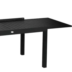 Outsunny 9-Piece Patio Dining Set For 8, Expandable Outdoor Table, Folding And Reclining Padded High Back Chairs, Aluminum Frames, Mesh Seats, Black -Crosley Shop GUEST 32b41907 9034 4569 b873 5b180c543f89