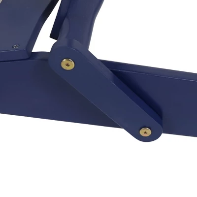 2pk Bellwood Outdoor Acacia Wood Folding Adirondack Chairs Navy - Christopher Knight Home 3 2pk Bellwood Outdoor Acacia Wood Folding Adirondack Chairs Navy - Christopher Knight Home