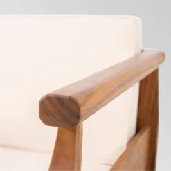 Aston 2pc Acacia Mid-Century Modern Loveseat Set - Teak/Cream - Christopher Knight Home -Crosley Shop GUEST 338b8759 7b97 4671 a9a8 582fe57c4aa6