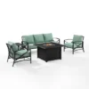 Kaplan 5pc Outdoor Sofa Set With Fire Table - Mist - Crosley 1 Kaplan 5pc Outdoor Sofa Set With Fire Table - Mist - Crosley -Crosley Shop GUEST 33f586ee dafa 4c74 822b 89e1bf5edda5