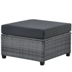 7pc Outdoor Set With Rattan Sofa & Cushions - Gray - GODEER 26 7pc Outdoor Set With Rattan Sofa & Cushions - Gray - GODEER -Crosley Shop GUEST 34b235f3 7541 45f4 8245 77a440455e60