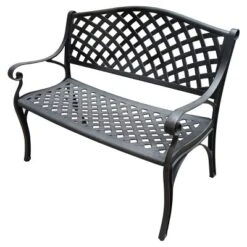 Modern Aluminum Patio Bench - Oakland Living -Crosley Shop GUEST 370583a3 1c2e 496d 8ee1 e96186a5916f