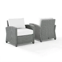 Bradenton 2pc Outdoor Wicker Armchair Set - Crosley -Crosley Shop GUEST 38541dd1 94bd 4523 ab23 79025e6203b1