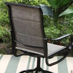 5pc Patio Set With Square Table & Steel 360 Swivel Sling Arm Chairs - Captiva Designs -Crosley Shop GUEST 388be3b6 eb02 4c49 80f0 e89c8cdd8e9e