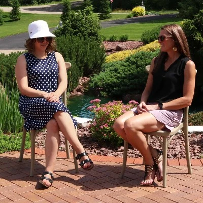 Sunnydaze Decor Sunnydaze Crossback Design Plastic All-Weather Commercial-Grade Bellemead Indoor/Outdoor Patio Dining Chair, Tan, 2pk 6 Sunnydaze Decor Sunnydaze Crossback Design Plastic All-Weather Commercial-Grade Bellemead Indoor/Outdoor Patio Dining Chair, Tan, 2pk - Image 4