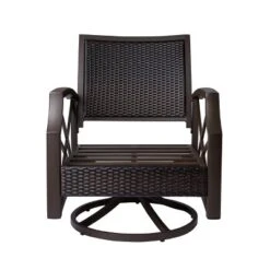 Kinger Home Novi 5-Piece Rattan Wicker Propane Fire Pit Set With An Aluminum Frame -Crosley Shop GUEST 397c0bbd 896a 4fb8 a56b 65d27e132a81