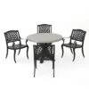 Capri 5pc Cast Aluminum Dining Set - Black Sand - Christopher Knight Home 2 Capri 5pc Cast Aluminum Dining Set - Black Sand - Christopher Knight Home -Crosley Shop GUEST 3a5978f8 4d97 4f41 b4a7 470e7bd2390f