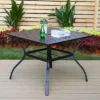 Patio Set With Steel Table With 1.57" Umbrella Hole & Metal Sling C-Spring Arm Chairs - Captiva Designs -Crosley Shop GUEST 3ac64ca4 ff2b 48d8 8199 6bdb7487f92e