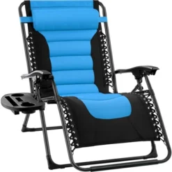 Best Choice Products Oversized Padded Zero Gravity Chair, Folding Outdoor Patio Recliner W/ Headrest, Side Tray -Crosley Shop GUEST 3ba45159 4f69 4c50 a3a8 8781374c4047