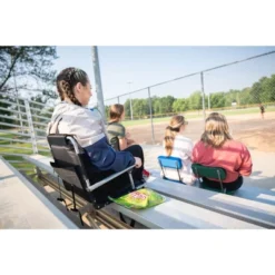 Stansport Folding Stadium Seat With Arms Black/Ten -Crosley Shop GUEST 3cc19963 fee9 49e1 9528 7cdfd31d73af