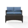 Kiawah 2pc Wicker Patio Seating Set - Blue - Crosley -Crosley Shop GUEST 3db3770f 1a17 45ee ae91 11a888c3c1e2
