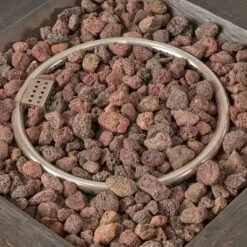 Bedrock 3pc Faux Wicker Chat Set With Fire Pit - Brown/Beige - Christopher Knight Home -Crosley Shop GUEST 3e98d3db c52d 414c be79 d8d53b3f9ae2