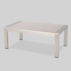 Cape Coral 2pc Aluminum Patio Loveseat & Coffee Table Set - Light Teal - Christopher Knight Home 10 Cape Coral 2pc Aluminum Patio Loveseat & Coffee Table Set - Light Teal - Christopher Knight Home -Crosley Shop GUEST 3ea057c0 133b 4041 b77f fa35847f63a0