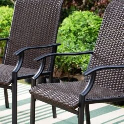 3pc Patio Conversation Set With Wicker Rattan Chairs & Round Coffee Table - Captiva Designs 13 3pc Patio Conversation Set With Wicker Rattan Chairs & Round Coffee Table - Captiva Designs -Crosley Shop GUEST 40599cec fbba 48f8 ad81 c66539ed7944