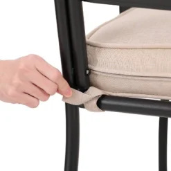 7pc Outdoor Dining Set With 6 Chairs With Seat & Back Cushions & Metal Rectangle Table With Umbrella Hole - Captiva Designs 25 7pc Outdoor Dining Set With 6 Chairs With Seat & Back Cushions & Metal Rectangle Table With Umbrella Hole - Captiva Designs -Crosley Shop GUEST 40ac6924 30a3 4cab 9ae8 79bfef920a0a