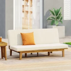 Jill Outdoor Acacia Wood Convertible Daybed With Cushions Teak/Beige - Christopher Knight Home 10 Jill Outdoor Acacia Wood Convertible Daybed With Cushions Teak/Beige - Christopher Knight Home -Crosley Shop GUEST 430a400f 08b1 461c abc8 e68fa7522266