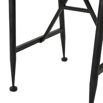 Ocala Acacia Industrial Side Table - Antique Black - Christopher Knight Home 5 Ocala Acacia Industrial Side Table - Antique Black - Christopher Knight Home - Image 3