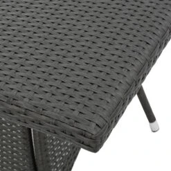 Campbell 5pc Wicker Patio Dining Set With Cushions - Gray - Christopher Knight Home -Crosley Shop GUEST 442501f9 67eb 440e 84fe 0201a034ac61