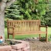 Sunnydaze Decor Sunnydaze Outdoor Solid Teak Wood With Light Stained Finish Patio Garden Bench Seat - 60" - Light Brown 1 Sunnydaze Decor Sunnydaze Outdoor Solid Teak Wood With Light Stained Finish Patio Garden Bench Seat - 60" - Light Brown -Crosley Shop GUEST 4988144f dbe5 471e b3ef 5494c57358d6