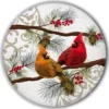 Evergreen New Creative Seasonal Cardinals Glass Patio Table -Crosley Shop GUEST 4a1bbb8c 2dd0 4251 a090 30a681026f3a
