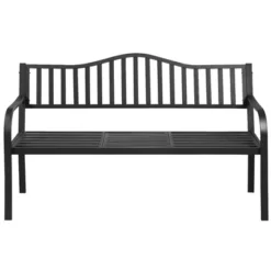 Costway Patio Garden Bench Steel Frame Adjustable Center Table Outdoor Porch Loveseats -Crosley Shop GUEST 4b020b8a 3aa8 4ad3 a37e ba4a57281e6b