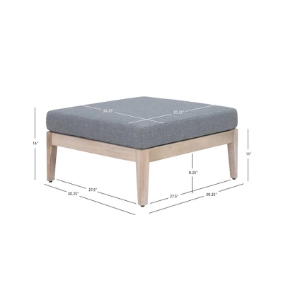 Summerlyn Ottoman - Linon 14 Summerlyn Ottoman - Linon - Image 12