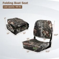 Costway 2-Piece Folding Boat Seat Set With Sponge Padding & Aluminum Hinges Low Back Black -Crosley Shop GUEST 4bc68a4e cd7f 4f73 9e2e 87618941df8a