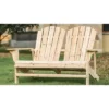 Wood Adirondack Love Seat - Patio Festival -Crosley Shop GUEST 4c3c96b6 95c0 4ee3 bd43 d70fda5f17d2