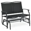 Costway Patio Glider Rocking Bench Double 2 Person Chair Loveseat Garden GreyBlack 2 Costway Patio Glider Rocking Bench Double 2 Person Chair Loveseat Garden GreyBlack -Crosley Shop GUEST 4d1dddef fe56 432d 89c2 ab7c1465d80b