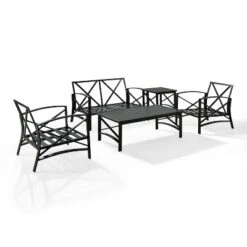 5pc Kaplan Outdoor Seating Set Oatmeal - Crosley -Crosley Shop GUEST 4e74a40b 9334 4887 be54 548cd4fa730b