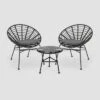 3pc Pigment Iron Modern Boho Chat Set Gray - Christopher Knight Home 2 3pc Pigment Iron Modern Boho Chat Set Gray - Christopher Knight Home -Crosley Shop GUEST 4fd50098 5896 474a a865 21c83ce2943d