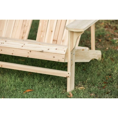 Wood Adirondack Love Seat - Patio Festival 4 Wood Adirondack Love Seat - Patio Festival - Image 2