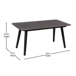 Merrick Lane Outdoor Furniture 4 Piece Black Woven Aluminum Frame Loveseat, 2 Chair And Coffee Table Set With Gray Cushions -Crosley Shop GUEST 50e2b223 97ca 4379 b732 d5f1cced33bf