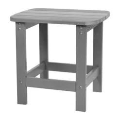 Merrick Lane Poly Resin Indoor/Outdoor All-Weather Adirondack Side Table -Crosley Shop GUEST 514c53b7 dc38 43fd acc0 593cd35fc49b 1