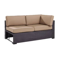 Biscayne Loveseat With Mocha Cushions Brown - Crosley 10 Biscayne Loveseat With Mocha Cushions Brown - Crosley -Crosley Shop GUEST 51ada354 4944 456a a3f1 f80c7d5f93d6