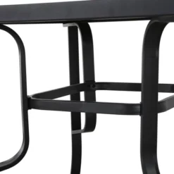 5pc Outdoor Steel Patio Dining Set Cream - Lokatse -Crosley Shop GUEST 52033778 ba79 42b4 9140 a8fc00eb978e